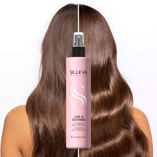 Leave-In Conditioner Spray with Heat Protectant 6.55oz — Deep Conditioning Anti-Frizz No-Rinse Hair Spray, Instant Hydration Shine for Dry Damaged Color Treated All Hair Types Women