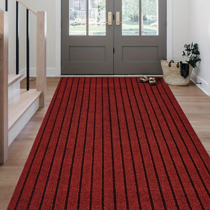 Runner Carpet with Rubber Backing - Non-Slip 1800G/sqm Heavy Duty Washable Indoor Outdoor Rug | Hallway, Entryway, Laundry Room & Balcony Runner Mat | Multiple Sizes & Colors
