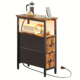 Brown-2 Drawers-1pc