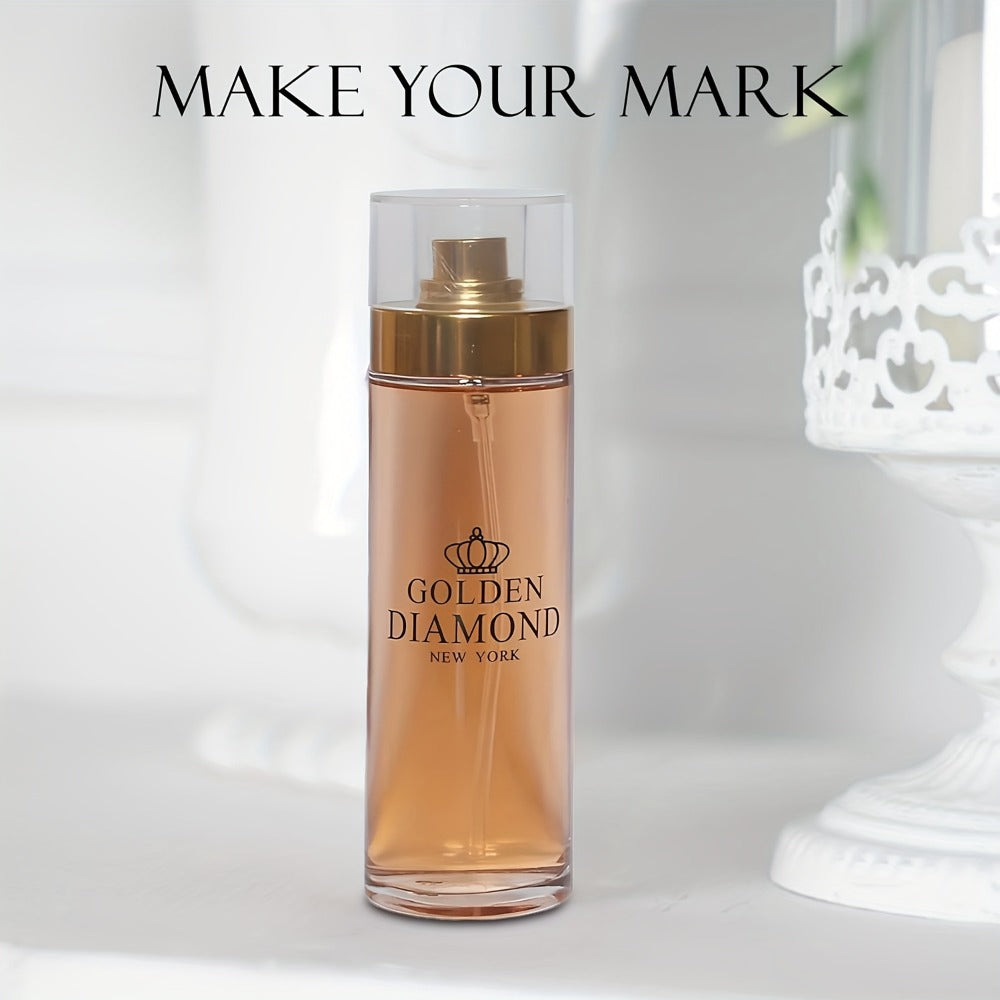 Women's Perfume Eau de Parfum Spray - Natural Long Lasting Fragrance for Women, Gorgeous Diamond Floral Scent for Daily Wear, Dates & Special Occasions, 3.4 fl oz