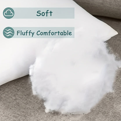 Throw Pillow Inserts Soft Fluffy Hypoallergenic Square Pillow Stuffing Washable Fiber Fill for Sofa Bedroom Living Room 14 16 18 20 22 Inch
