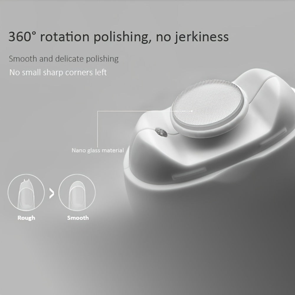 Electric Nail Trimmer with LED Light & 3 Speeds, Nail Clipper for Seniors, Adults & Thick Toenails