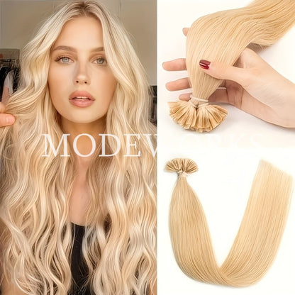U-Tip Wavy Hair Extensions in 12, 14, 16, 18 or 20 Inch Lengths and 11 Protected Color Labels