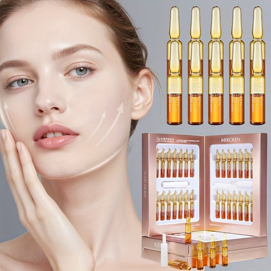 Retinol Face Serum 1.42oz - Collagen Peptide Firming Brightening Anti Wrinkle Moisturizing Dropper Serum, Fragrance Free Sensitive Skin Daily Anti Aging Skincare for Women