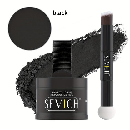 4 g plus 4 g Hair Root Touch-Up Powder Kit with Refill, Brush and Eight Checkout Options for Daily Use