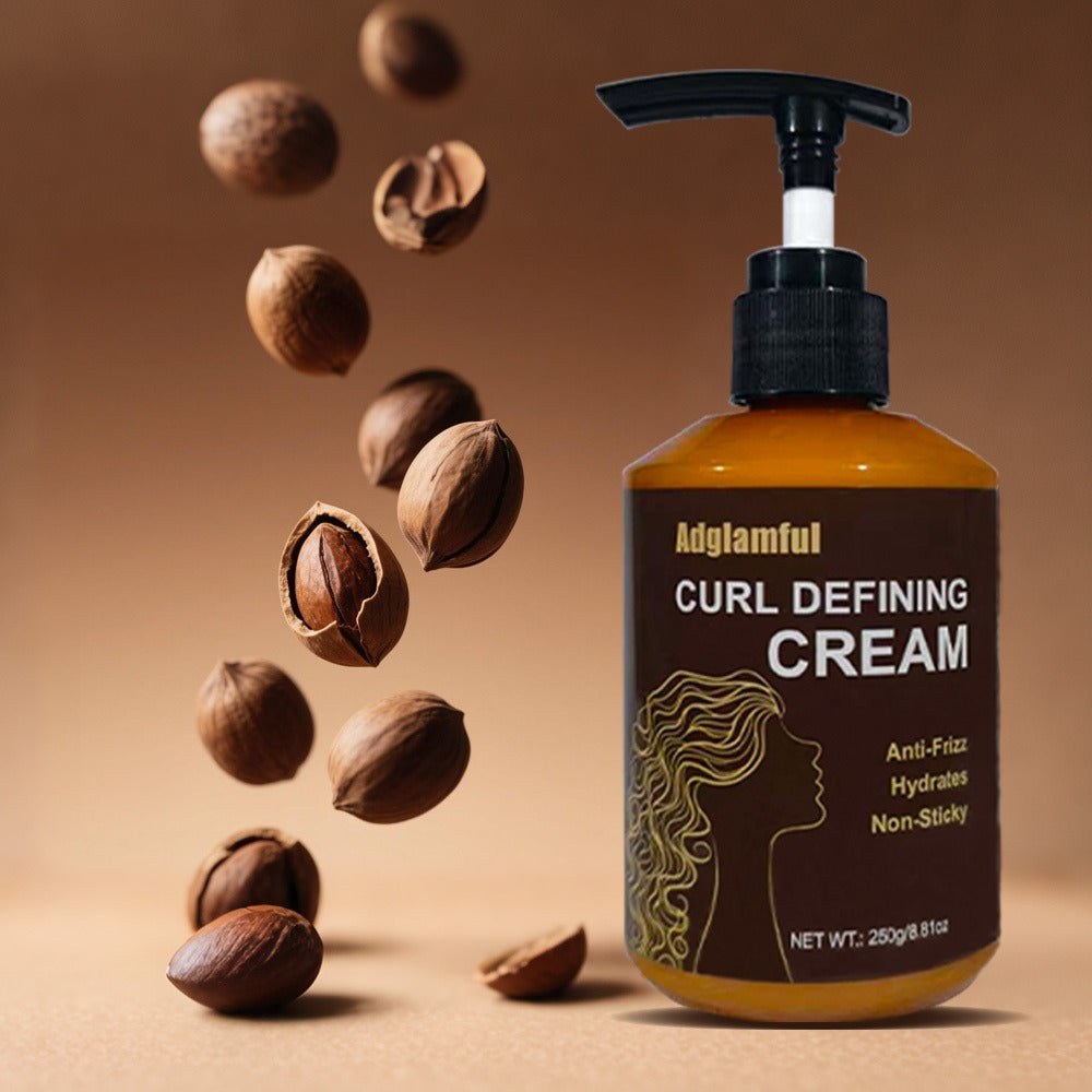 Pump-Bottle Curl Defining Cream with Leave-In Application for Wavy, Curly and Coily Hair Types