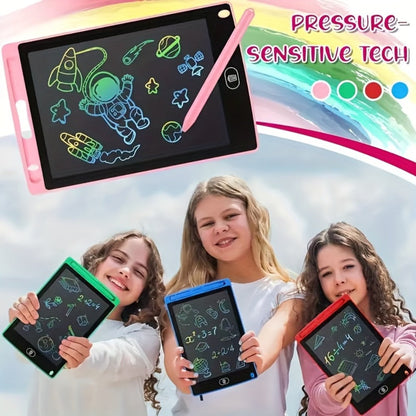 8.5-Inch LCD Drawing Tablets in 10- or 20-Piece Packs with Styluses and Multicolor Frames for Group Drawing