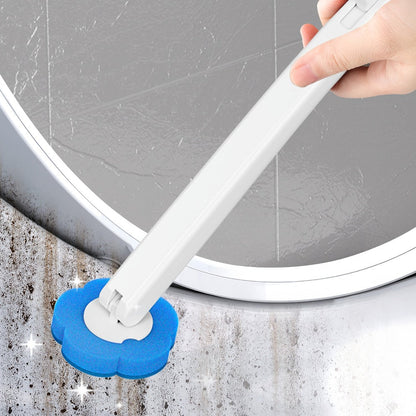 Disposable Toilet Brush System with Wall Bracket and 17- to 53-Refill Set or Refill-Only Options