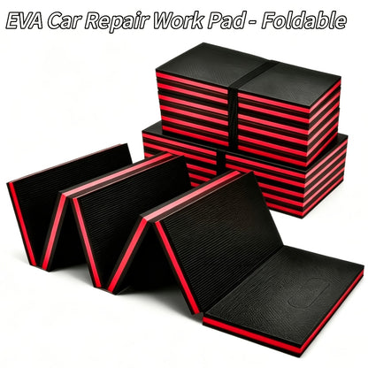 EVA Foldable Work Kneeling Pad - Waterproof Thermal Insulation Mat for Car Repair, Camping & Outdoor Use - 1 or 2 Pack