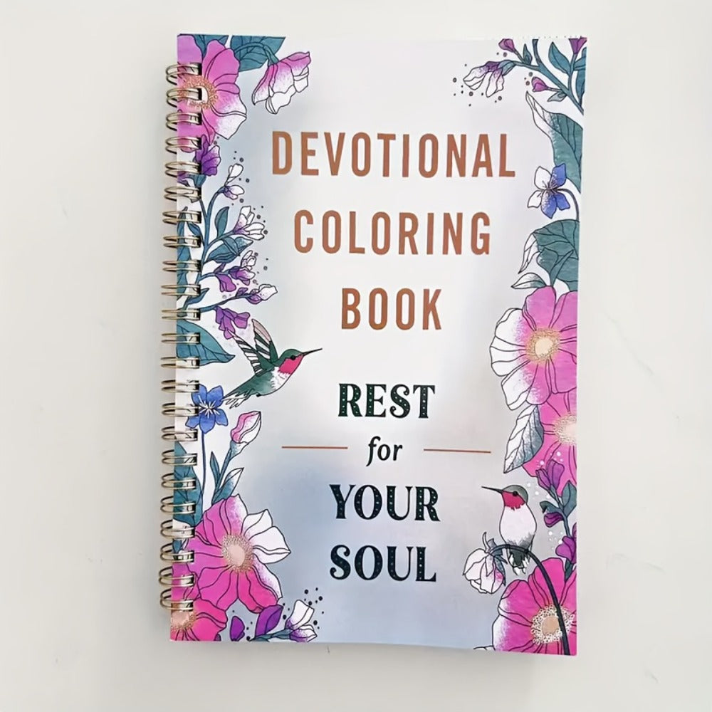 Christian Coloring Book for Adults – Devotional Faith-Based Mindfulness Art with Scripture, Guided Meditation & Stress Relief Pages for Women, Moms & Spiritual Seekers
