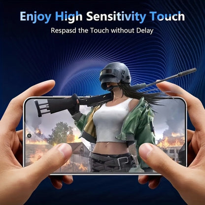 Samsung Galaxy Screen Protector + Camera Lens 2+2 Pack, 9H Anti-Spy Tempered Glass, Fingerprint Unlock Support