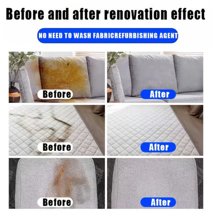 Dry Cleaning Spray for Sofa, Carpet & Leather – Waterless Fabric Stain Remover Spray with Glycerin, Quick Upholstery Cleaner Safe for Indoor Furniture, Bedroom & Living Room Use