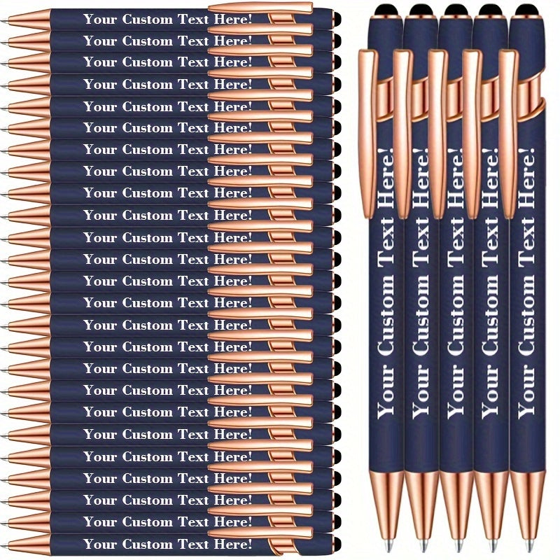 30-Pack Ballpoint Stylus Pens with Touchscreen Tips, Comfortable Grips and Seven Color Options