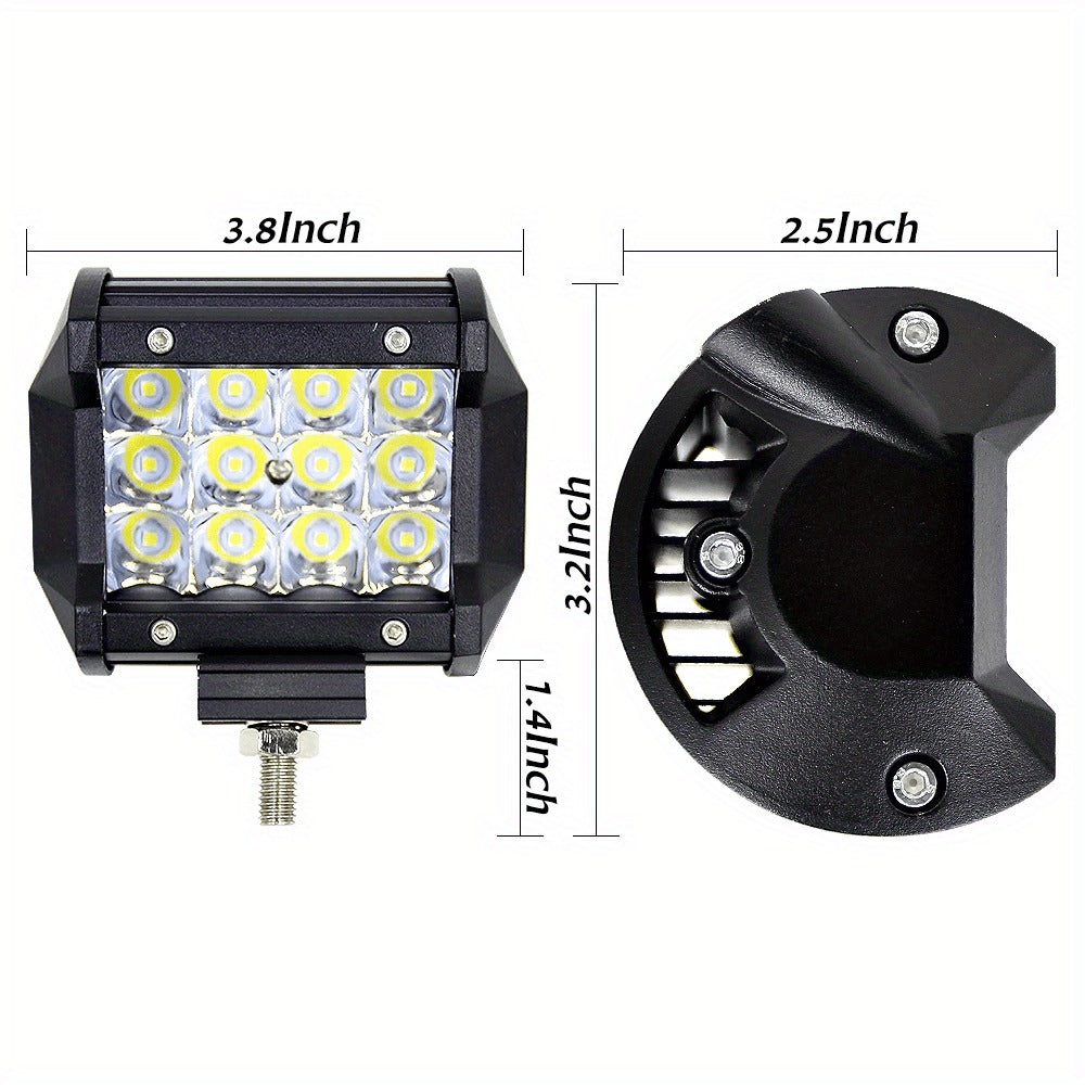 LED Work Light Bar Kit for Off-Road Truck Jeep SUV ATV UTV Tractor, 12-24V 2000-3000LM Combo 22in 10in + 4in Spot Flood Lights, No Battery Required, Hard Wire or Direct Power