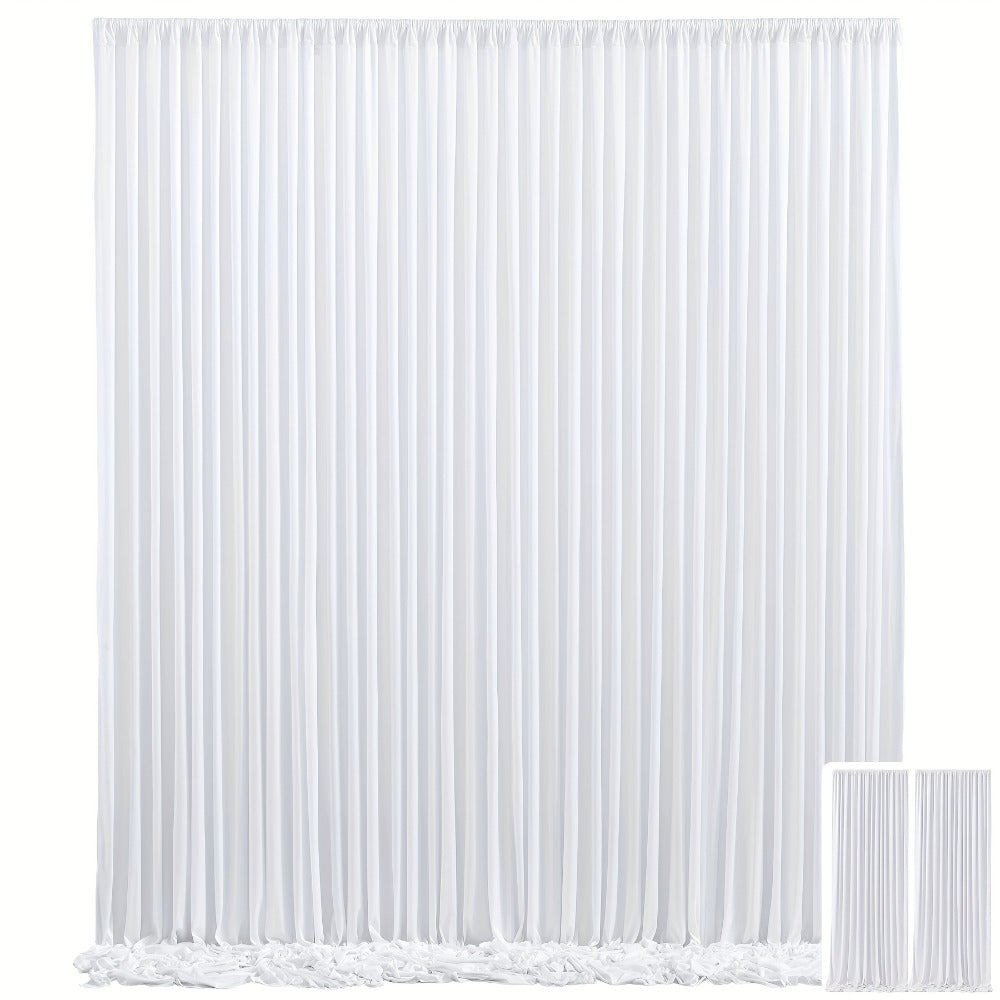Two-Piece Photography Backdrop Curtain Set with 150 cm Width and 215 cm or 300 cm Height Options