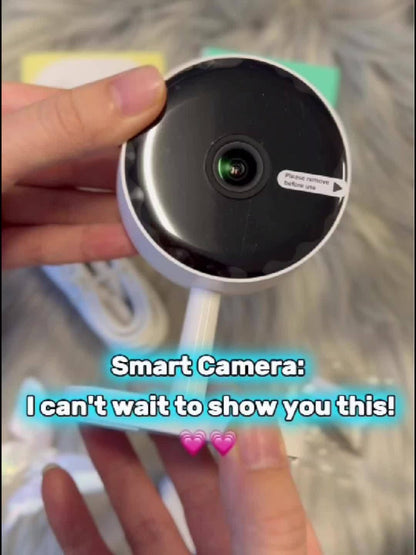 Security Camera 3MP CW1303 Card-Style Indoor Model with Dual-Band WiFi, Infrared Night Vision and Two-Way Audio