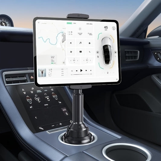 Car Headrest Tablet Holder Adjustable Clamp Mount for iPad iPhone Android Tablets 4.3-11 Inch Universal Backseat Tablet Stand 10.57 Inch Height Adjustable Arm Road Trip Travel Companion Black