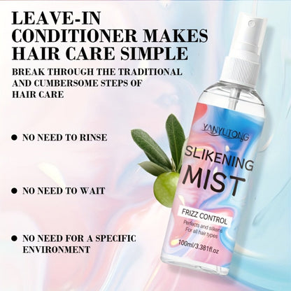 Perfumed Hair Mist Smoothing Spray 100ml — Heat Protection, Anti-Frizz, Moisturizing & Detangling Leave-In Formula | Long-Lasting