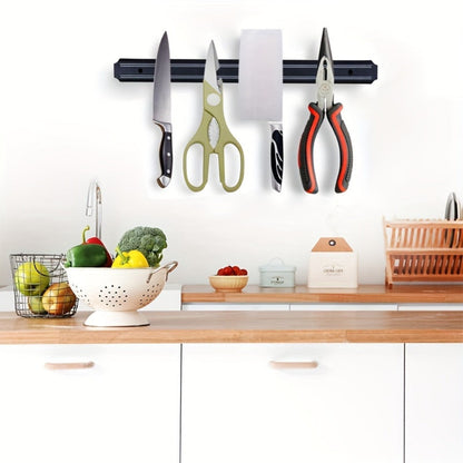 Magnetic Knife Holder Wall Mount 20 Inch - Strong Magnetic Knife Bar Strip for Kitchen, Space-Saving Knife Rack for Knives, Scissors, Tools, Easy Install Kitchen Organizer