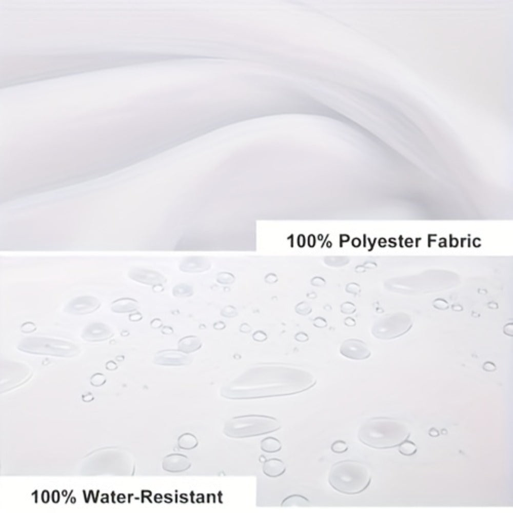Sea Star and Shell Shower Curtain with One-Piece or Four-Piece Bathroom Set Checkout Options