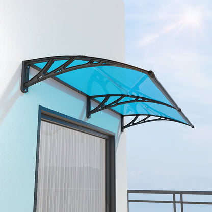 Door Awning Polycarbonate Window Canopy UPF50+ UV Rain Protection