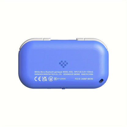 8BitDo Micro Bluetooth Gamepad for Nintendo Switch Android Raspberry Pi - Pocket-Sized Mini Controller with Keyboard Mode, Blue