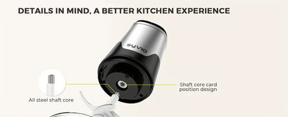 Mini Food Processor with Compact Motor Head, Two-Speed Top Control and Three Bowl-and-Blade Set Options