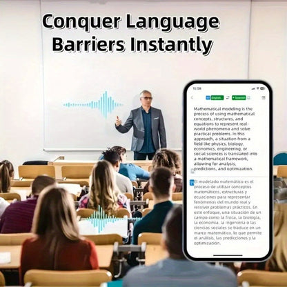 144-Language-Labeled Translation Earbuds with Wireless 5.4 Marking, Touch-Display Case and Two Colors