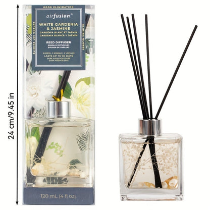 Reed Diffuser Set 4oz - Aromatherapy Home Fragrance Sticks with Essential Oil Scents, Air Freshener for Bedroom