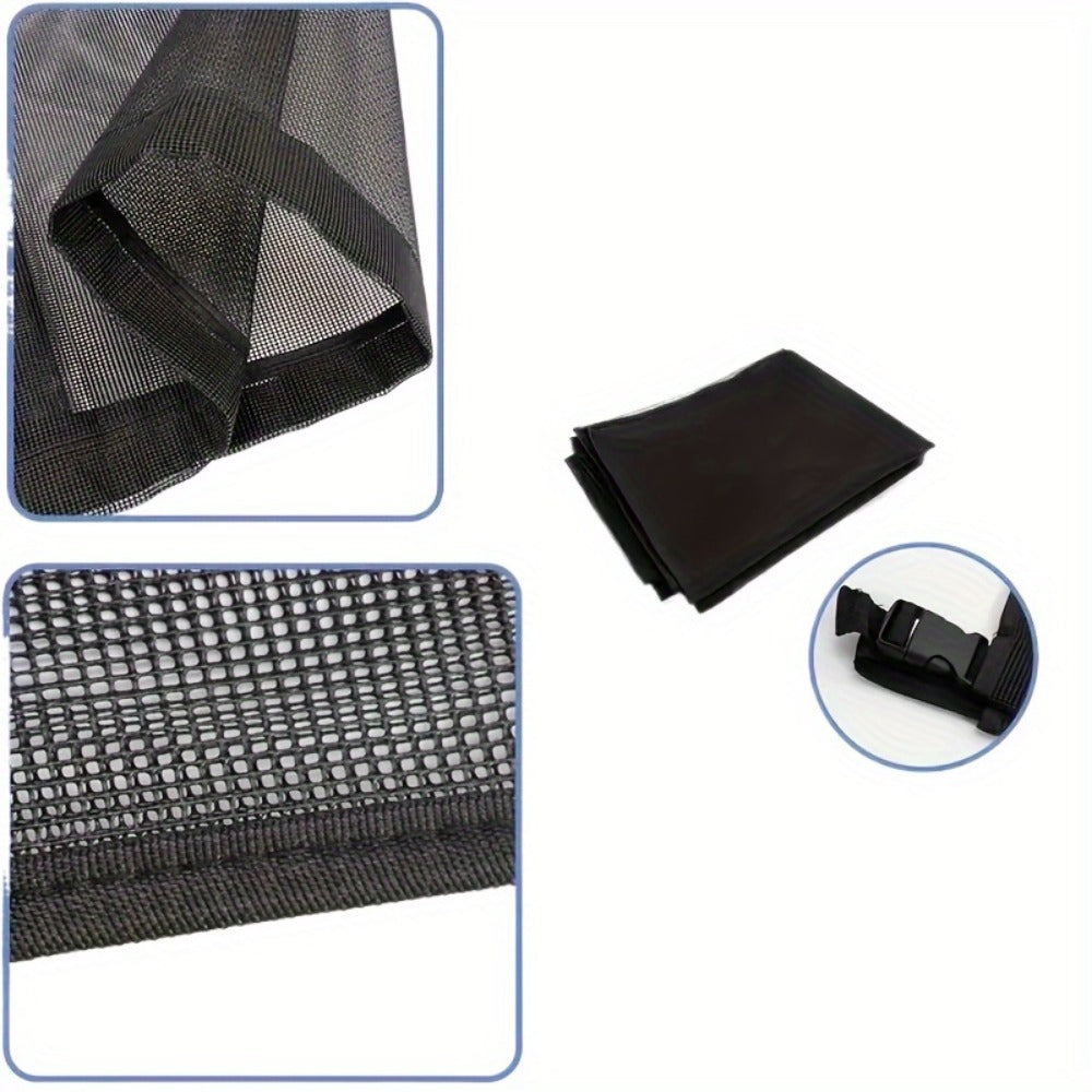Outdoor Air Conditioner Cover with Mesh Vent and Adjustable Straps in Three Sizes for Central AC Units