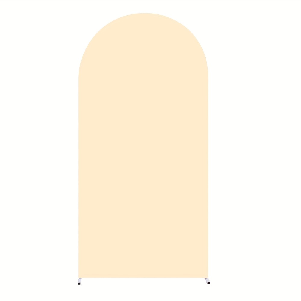 6FT Stretch Fabric Arch Cover with Bottom Zipper, 72 x 31.5-Inch Size and Eight Color Options