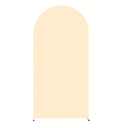 6FT Stretch Fabric Arch Cover with Bottom Zipper, 72 x 31.5-Inch Size and Eight Color Options