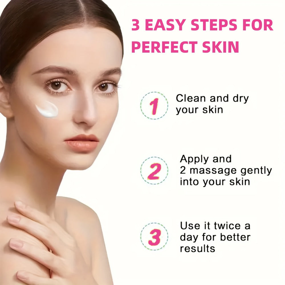 Face Cream Kojic Acid and Hyaluronic Acid 50ml Formula in One-Jar or Two-Jar Pack Options for AM and PM Use