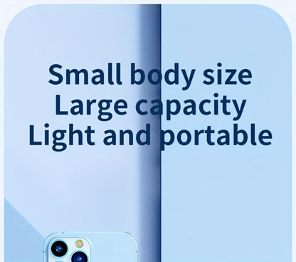 Power Bank 50000mAh with Dual USB Ports, Digital Battery Display and Three Color Options for Travel
