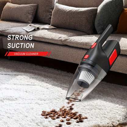 Cordless Handheld Vacuum Cleaner with Three Color Checkouts, Crevice Nozzle and Compact Dust Cup