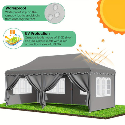 Pop Up Canopy Tent with Sidewalls | Outdoor Party Wedding Backyard