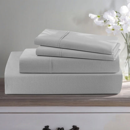 1000 Thread Count Egyptian Cotton Sheet Set with 16-Inch Deep Pocket in Twin, Full, Queen and King Sizes