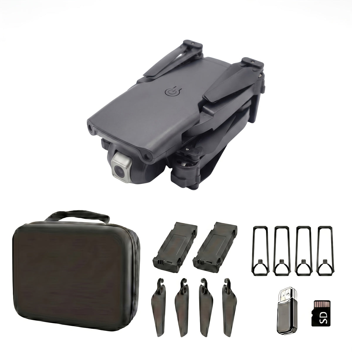 8K Brushless Motor Drone Obstacle Avoidance 2026 Upgraded Foldable Quadcopter 2 Batteries One-Button Return USB Charging Tools