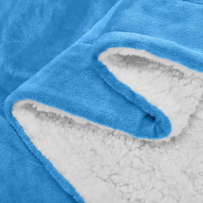 480GSM Sherpa Fleece Blanket – Double-Sided Heavy Warm Throw for Couch, Bed & Travel, Reversible All Season, 13 Colors, 3 Sizes