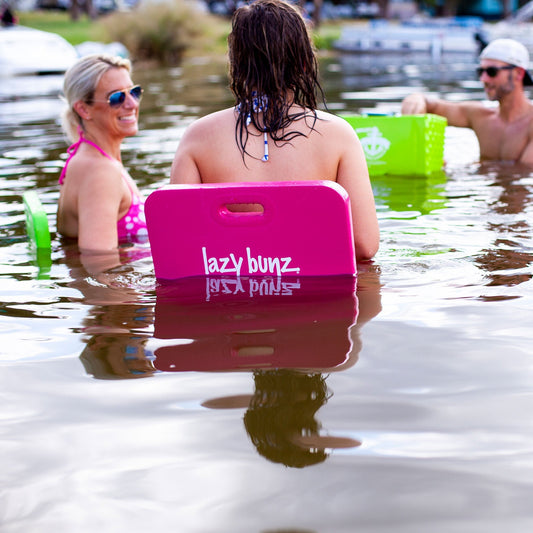 Inflatable Pool Float Lounge for Adults – Pool Raft with Headrest & Cup Holder, Oversized Floating Lounger for Swimming Pool Lake Beach Summer Relaxation