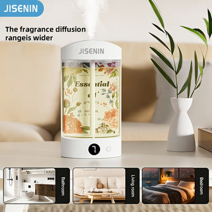 Mini Aroma Diffuser & Humidifier 2-in-1 Portable USB Rechargeable, 7-Level Timer, Silent Operation
