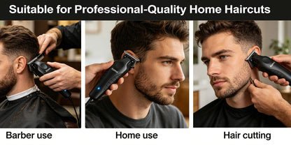 USB Rechargeable Hair Clipper KM-2299 Professional Electric Hair Trimmer Oil Head Fade Carving Clipper for Men Barber Salon