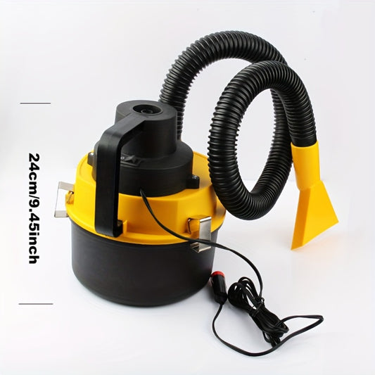 12V Car Vacuum Cleaner Wet Dry - Blow & Suction Double Function, Large Capacity 0.4L+ Bucket Style, Cylinder Portable Auto Interior Cleaning Tool, Plugs into Car Outlet, 7 Colors
