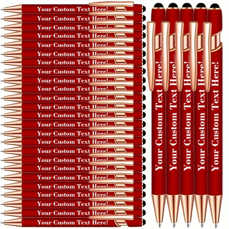 30-Pack Ballpoint Stylus Pens with Touchscreen Tips, Comfortable Grips and Seven Color Options