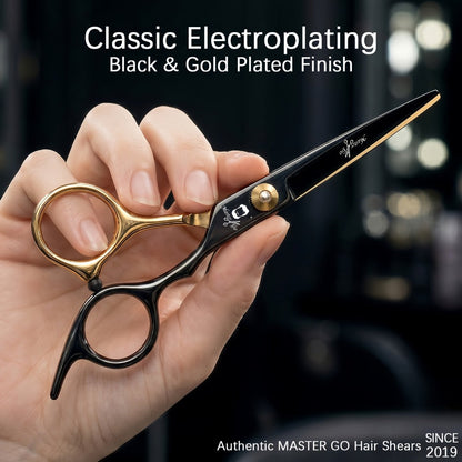 13-Piece Hair Cutting Scissors Kit with Straight and Thinning Shears, Combs, Cape and Storage Case