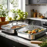 Deep Dish 1.32gal Extra Large - 4pcs