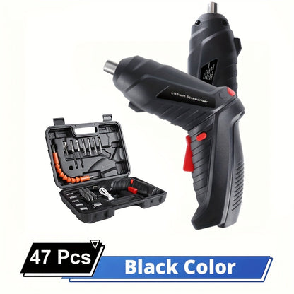 3.6V Mini Electric Drill Screwdriver Set 1300mAh Lithium Battery Power Tools Kit for Home Repair