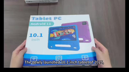Android Tablet 10.1-Inch with Android 13, GPS, Parental Controls, 64GB Internal Storage and 6000mAh