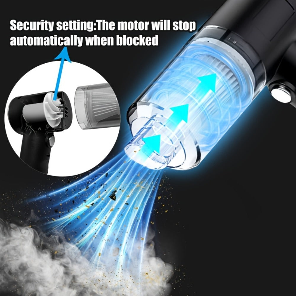 Mini Vacuum Cleaner Wireless Charging with Strong Suction – Portable Cordless Handheld Cleaner for Computer Keyboard, Car & Home, Great Gift for Valentine's Day, July 4th & New Year