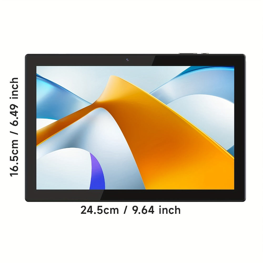 PEICHENG 10-Inch Android 15 Tablet with 17GB Configured Memory, 128GB Storage, Wi-Fi 6 and Stylus Set